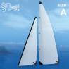 Set of A size 3D Sails for RC Sailboat New Micro Magic