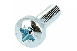 Pack of 25 Metric Cross Recessed Pan Head Machine Screws M3x10 Zinc Plated DIN 7985