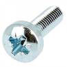 Pack of 25 Metric Cross Recessed Pan Head Machine Screws M3x10 Zinc Plated DIN 7985