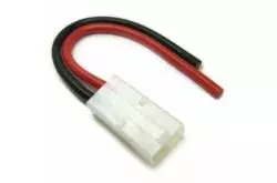 Prise Tamiya Femelle + câble AWG14 10cm - Etronix ET0629