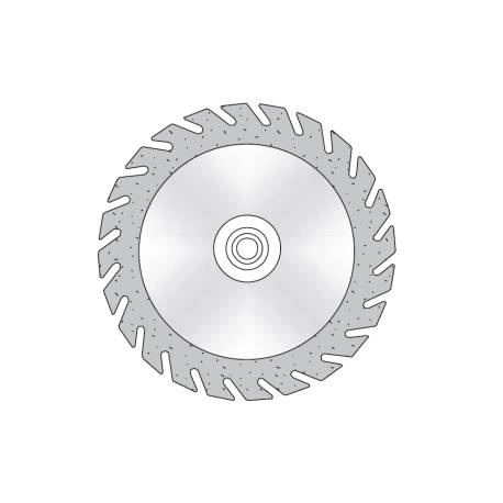 Disque diamanté Ø22mm à denture + 1 tige Ø2,35mm Donau Elektronik GMBH 1647