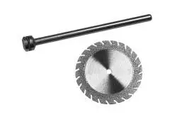 Disque diamanté Ø22mm à denture + 1 tige Ø2,35mm Donau Elektronik GMBH 1647