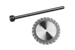 Disque diamanté Ø22mm à denture + 1 tige Ø2,35mm Donau Elektronik GMBH 1647