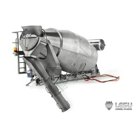 Toupie à béton 1/14 LESU pour camion RC porteur à 3 essieux - LESU LS-A0029