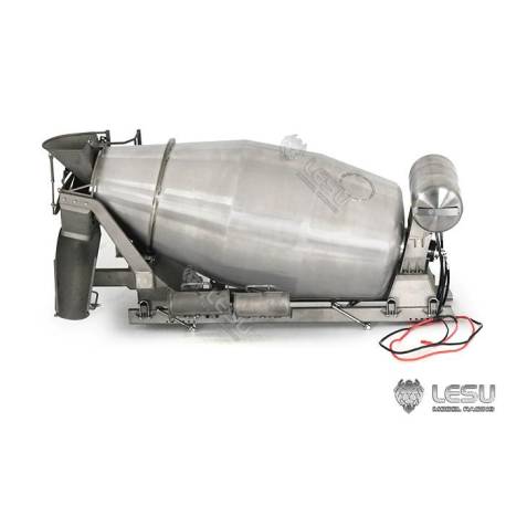 Toupie à béton 1/14 LESU pour camion RC porteur à 3 essieux - LESU LS-A0029