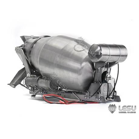 Toupie à béton 1/14 LESU pour camion RC porteur à 3 essieux - LESU LS-A0029