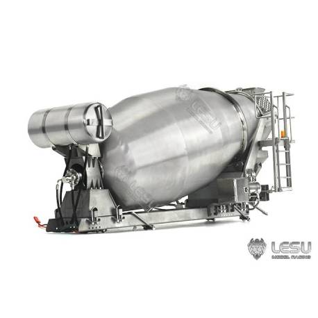 Toupie à béton 1/14 LESU pour camion RC porteur à 3 essieux - LESU LS-A0029