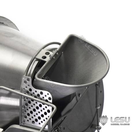 Toupie à béton 1/14 LESU pour camion RC porteur à 3 essieux - LESU LS-A0029