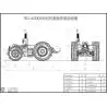 Châssis pour tracteur agricole Fendt 1050 Bruder 1/16 assemblé et peint - Lesu RD-A0005-RTR
