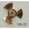 Propeller for a bow thruster