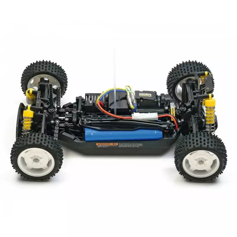 Pack complet Neo Scorcher Tamiya avec radio, chargeur et accu