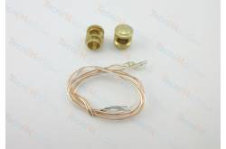 Paire de feux de navigation blancs Ø8x10mm 135° 3V à 14V - Aero-Naut 566211