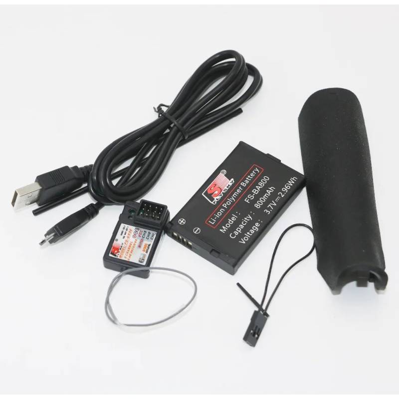 FlySky FS-GT2B 2.4GHz 3-channel transmitter with battery and receiver