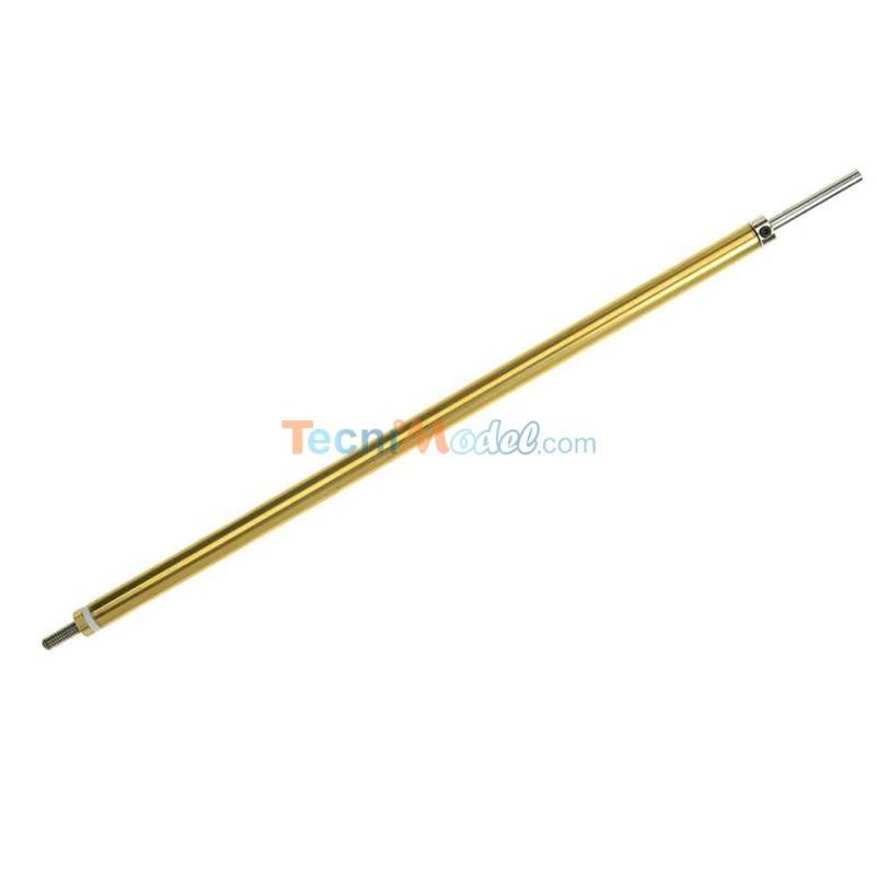M4 Ø3mm 185mm propeller shaft with 140mm Ø6mm stern tube