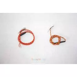 Paire de clignotants avant pour Volvo FH16 Tamiya 1/14