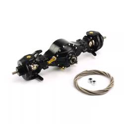 Pont avant moteur alu avec blocage de différentiel pour camions Tamiya Lesu Q-9006