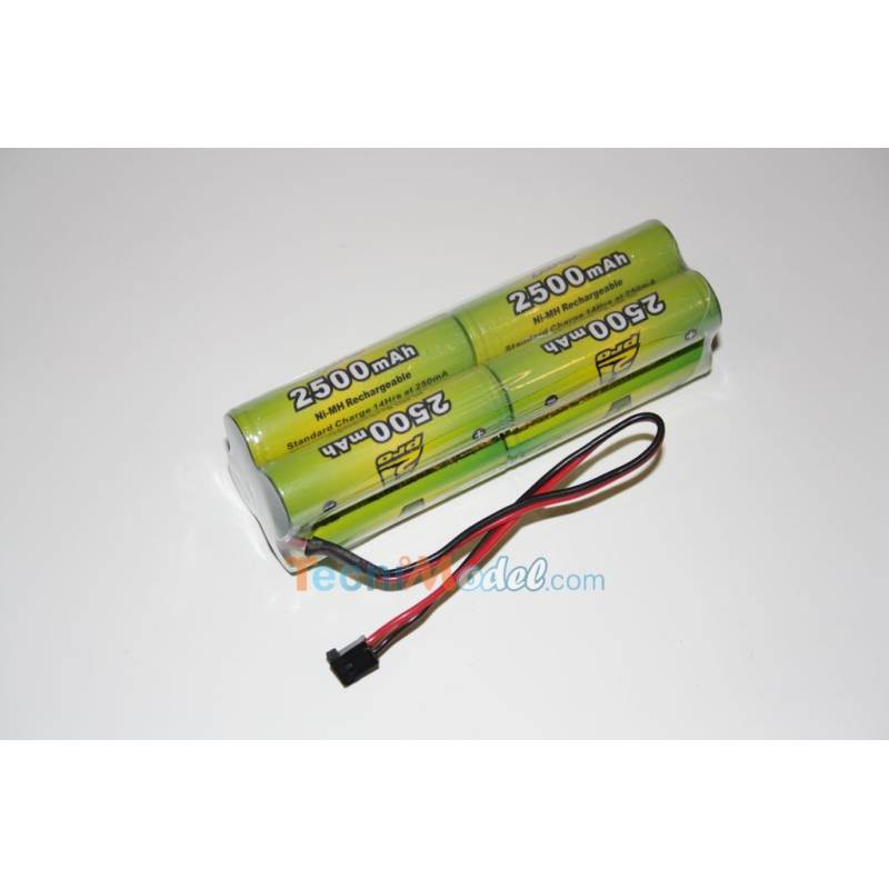 PACK Tx B 9.6V/AP-2500AA JR Tx-type socket