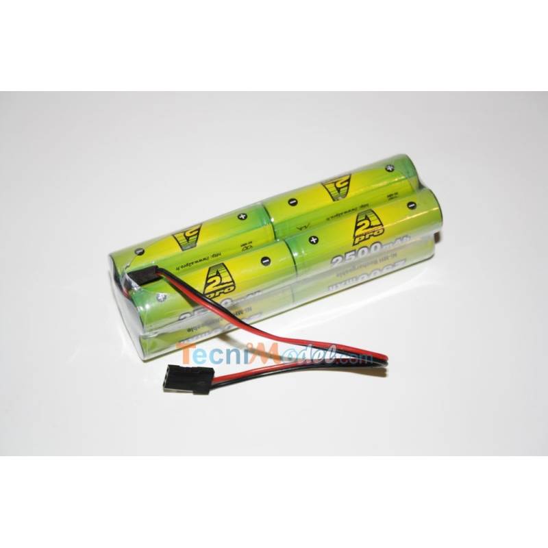 PACK Tx B 9.6V/AP-2500 JR servo-type connector