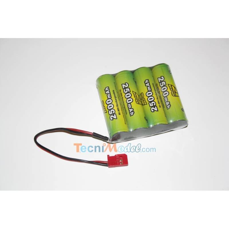 PACK Rx S 4.8V/AP-2500AA socket Futaba