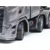 Camion RC Tamiya Scania 770 S V8 Tracteur Lourd 8x4/4 1/14 avec lumières et sons et radiocommande 14 voies LCD (Pack complet)