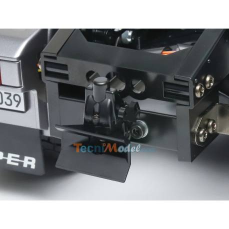 Camion RC Tamiya Scania 770 S V8 Tracteur Lourd 8x4/4 1/14 avec lumières et sons et radiocommande 14 voies LCD (Pack complet)