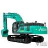 Pelleteuse hydraulique RC Aoue SK500LC 1/14 en kit à monter et à peindre - LESU BA-B0018-KIT