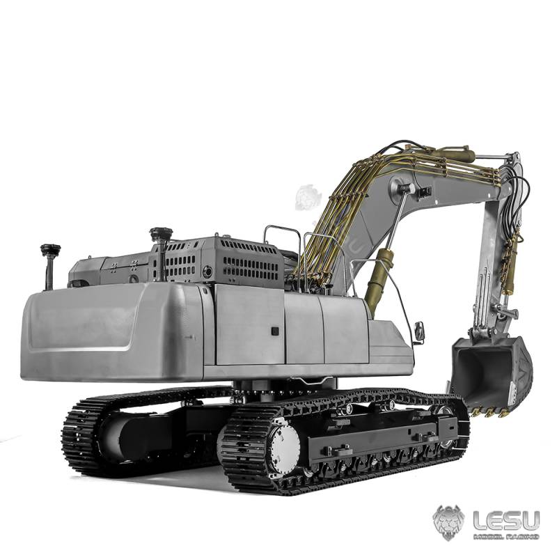 Pelleteuse hydraulique RC Aoue SK500LC 1/14 en kit à monter et à peindre - LESU BA-B0018-KIT