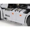 Combo pack Tamiya RC truck Scania 770 S V8 6x4 1/14 56373 - painted in Gloss Aluminum, with light, sound and radio system.