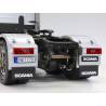 Combo pack Tamiya RC truck Scania 770 S V8 6x4 1/14 56373 - painted in Gloss Aluminum, with light, sound and radio system.
