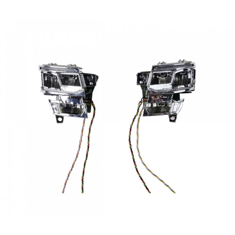 Pair of front lights for Tamiya SCANIA 770 S with white daytime running lights
