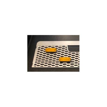 Pair of orange penetration lights 11.5x4.6mm 7.2V - 12V - Carson 500907678