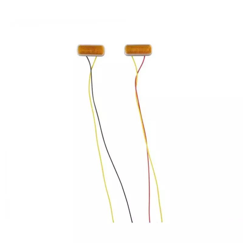 Paire de feux de pénétration oranges 11,5x4,6mm 7,2V - 12V - Carson 500907678