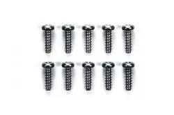10 Vis taraudeuses 3x10mm foncées à tête bombée - TAMIYA 9804392