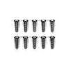 10 Vis taraudeuses 3x10mm foncées à tête bombée - TAMIYA 9804392