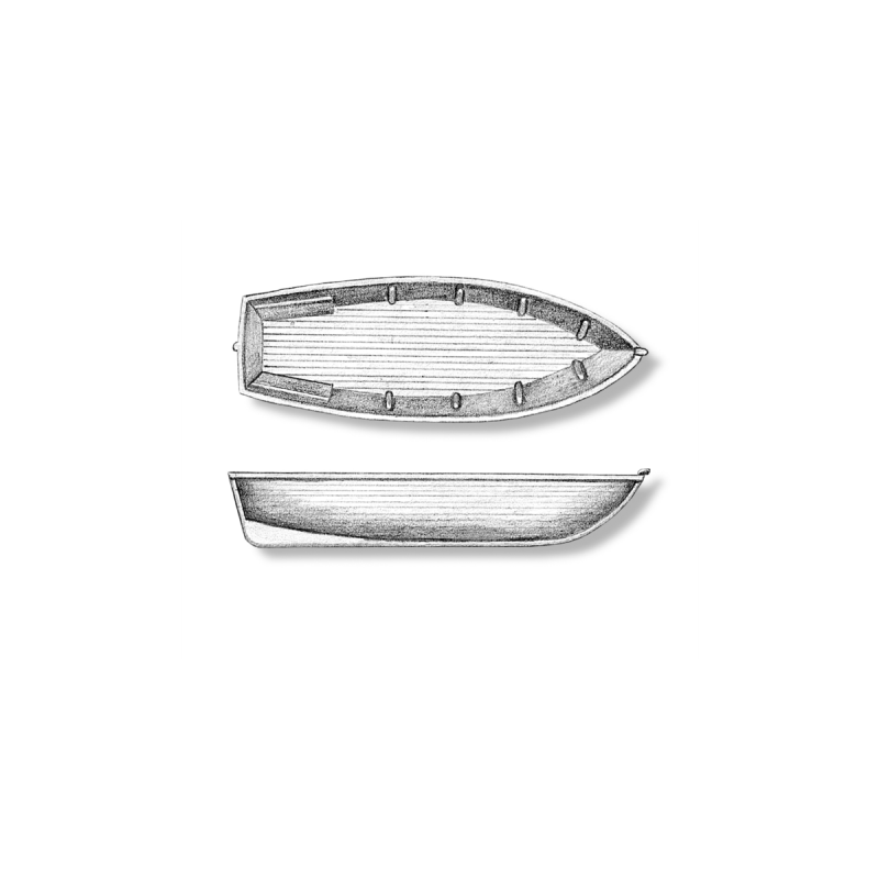 1 Antique 65mm Metal Chaloupe
AMATI 4304