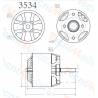 Moteur Brushless RO-POWER TORQUE 3534 1200KV - Robbe 5821