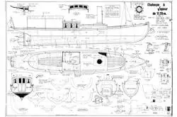 Steam boat 1/12 MRB Blueprint