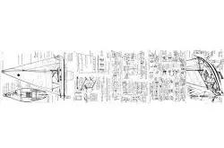 "Muscadet" Sailboat 1/10 MRB Blueprint