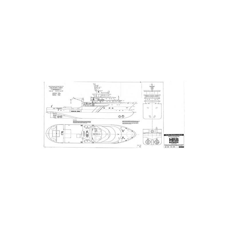 Ocean going Tugs "Abeille Bourbon and Liberté" 1/100 MRB Blueprints