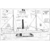 "La Louise" Mail Boat from Ouessant Island 1/20 MRB Blueprint