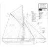 "Cap Sizun" Fishing Sailboat 1/20 MRB Blueprints