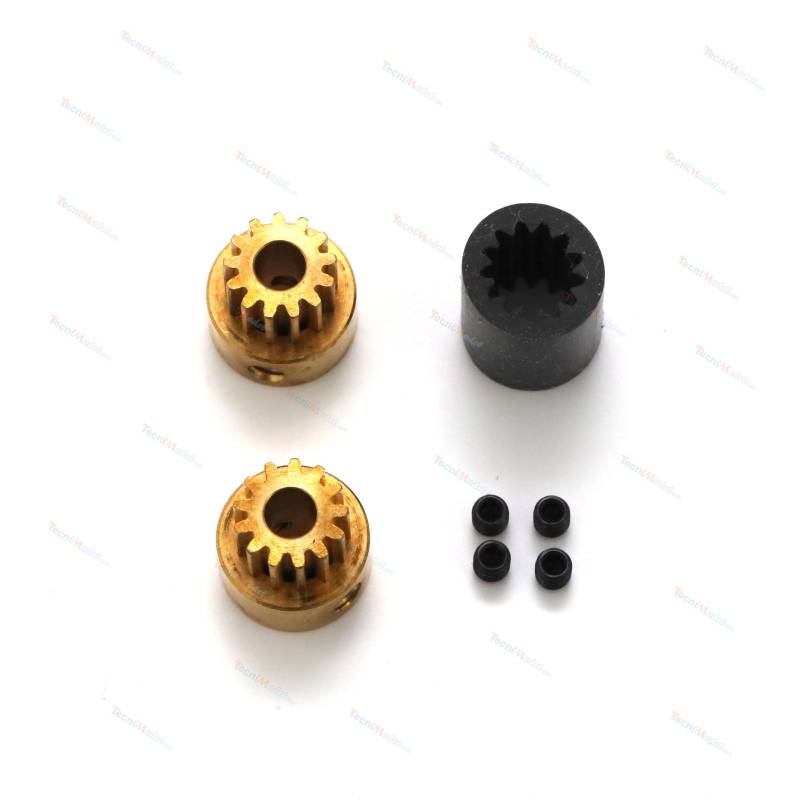 Accouplement flexible Ø12mm pour arbres Ø3 / Ø3.2mm