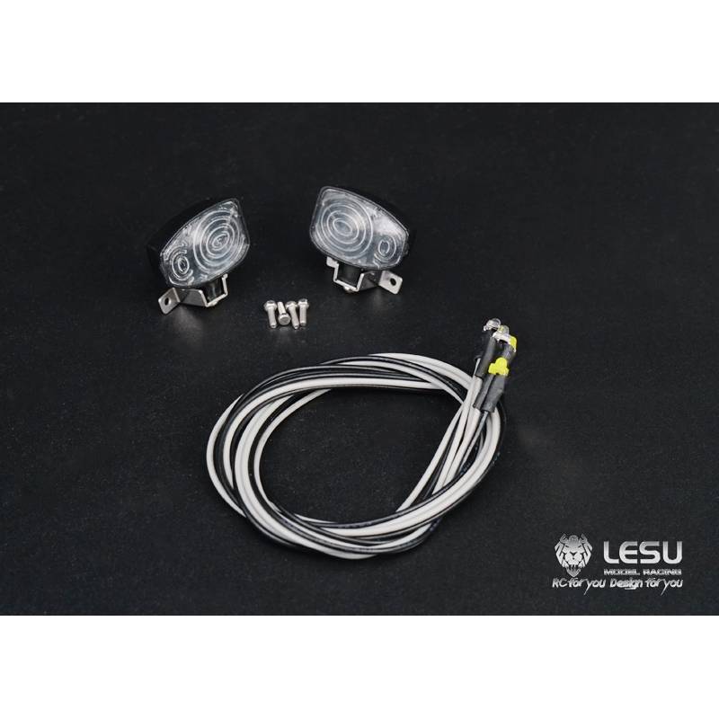 2 Spotlights work lights under windshield with leds - LESU S-1259