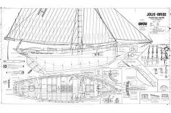 "Jolie Brise" Pilot Cutter 1/20 MRB Blueprints