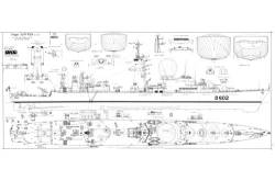 Plan MRB Frégate Suffren 1/100 et 1/75