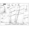 "La Perle" Bisquine from Cancale 1/20 MRB Blueprints