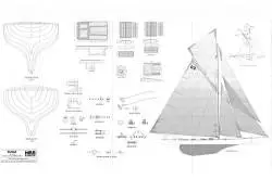 "Tuiga" Sailboat 1/15 MRB Blueprints