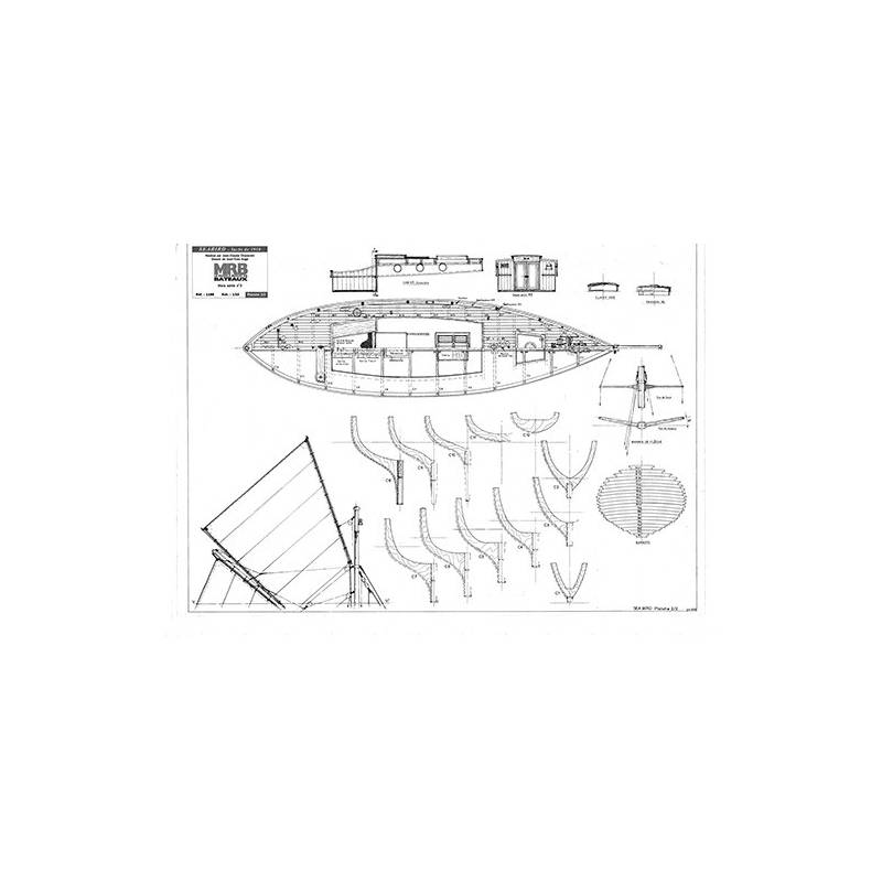 Plan MRB Voilier Seabird 1/10
