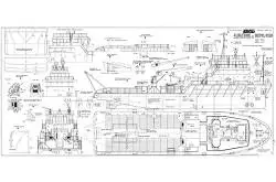 "Albacore" Platform Supply Vessel 1/50 MRB Blueprint