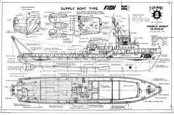 Supply Boat FISH 1/50 MRB Blueprint